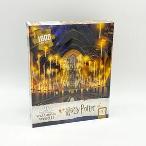 Harry Potter Wizarding World Great Dining Hall 1000 Piece Puzzle NEW Sealed
